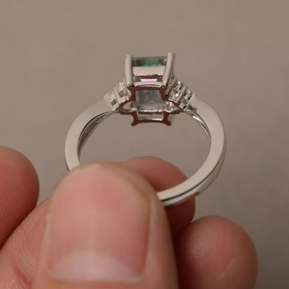 Boho Festival Goddess Rainbow Crystal Ring - Picture 4 of 4